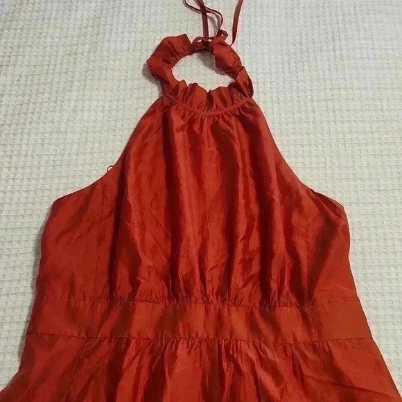 BANANA REPUBLIC HALTER MIDI DRESS - Picture 5 of 8